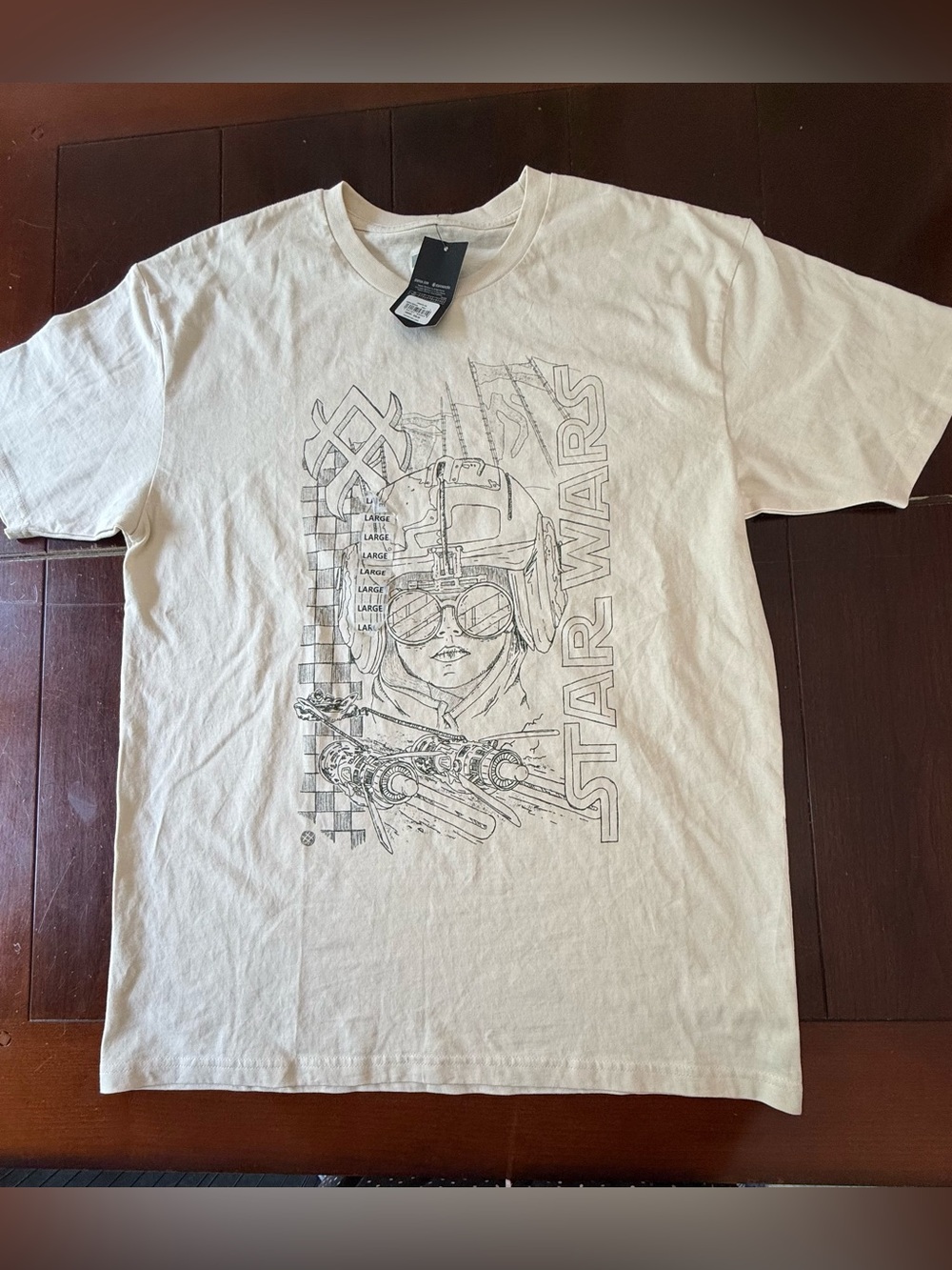 Star Wars Men's Graphic Tee in Off-White